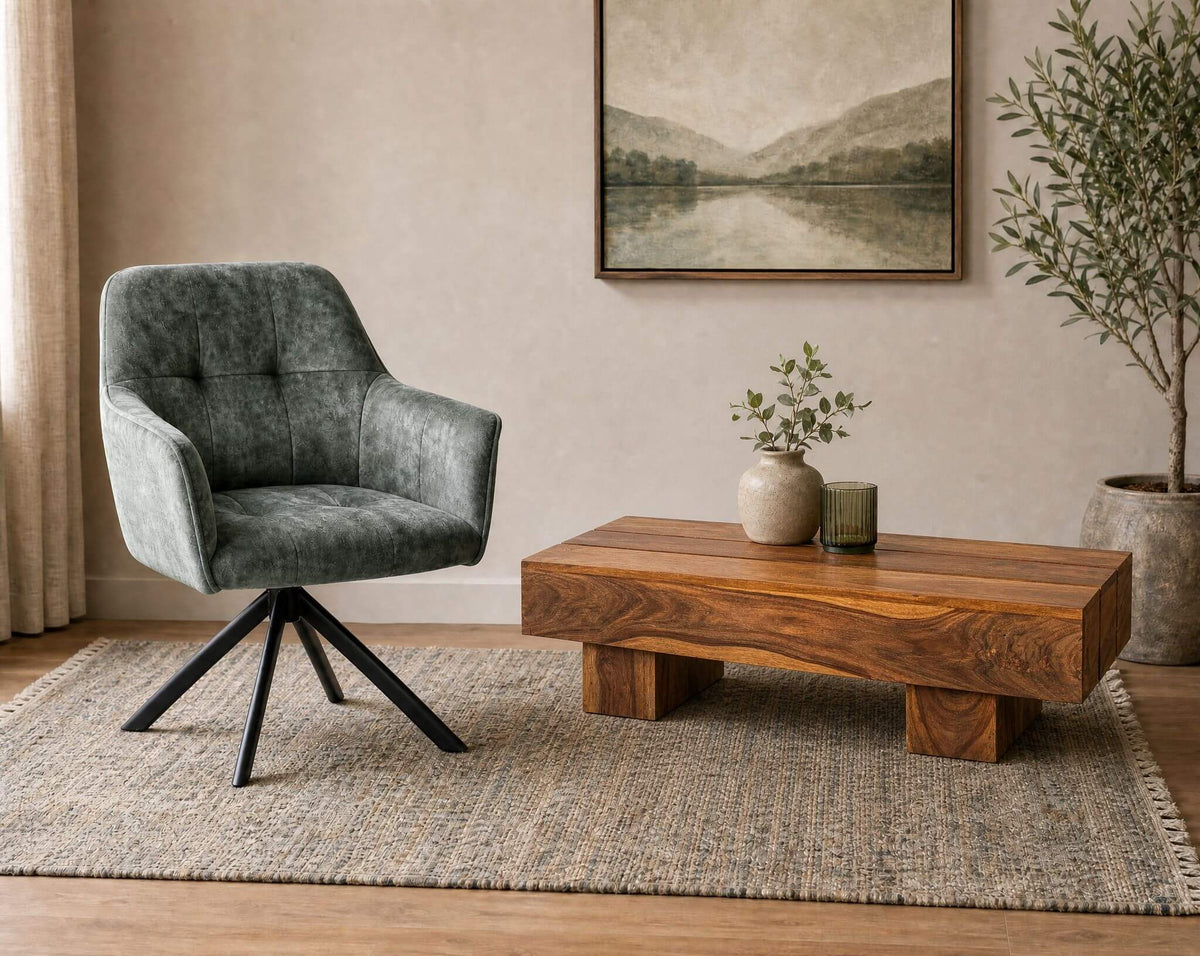 Couchtisch MASSIVO Sheesham