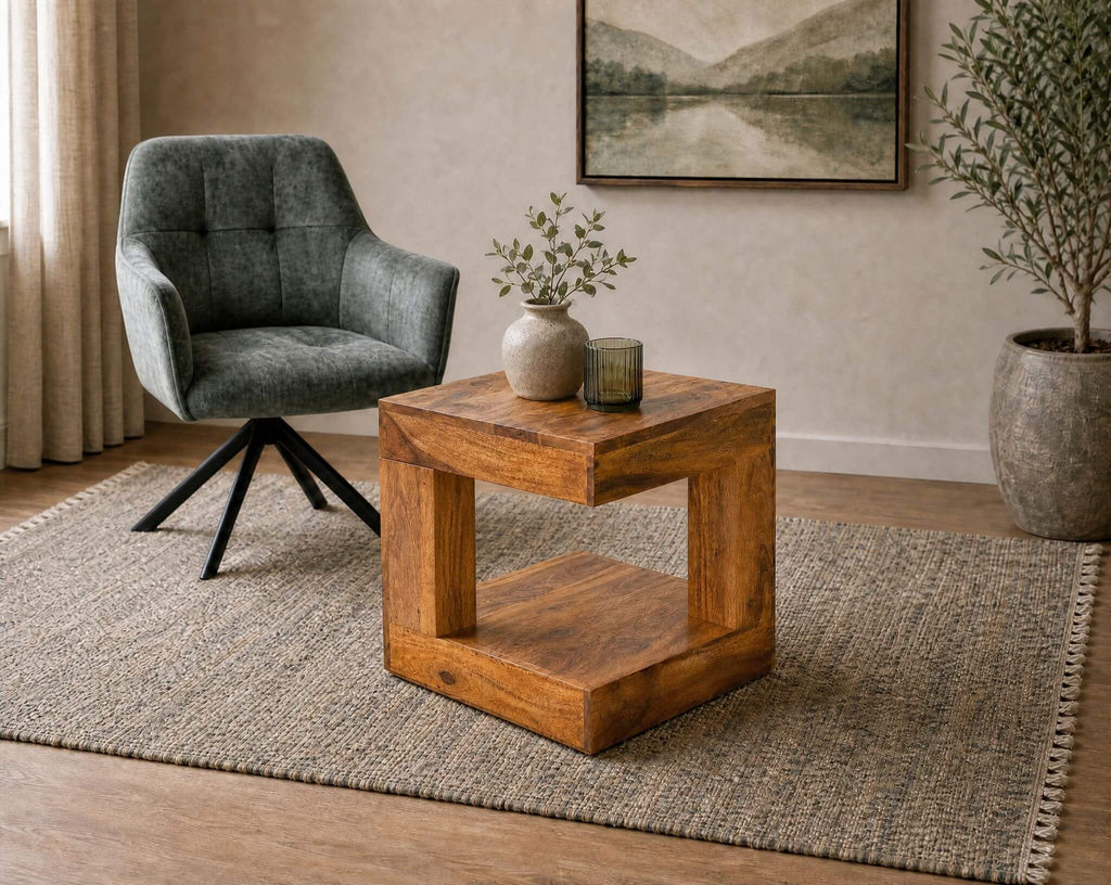 Couchtisch CUBE Sheesham