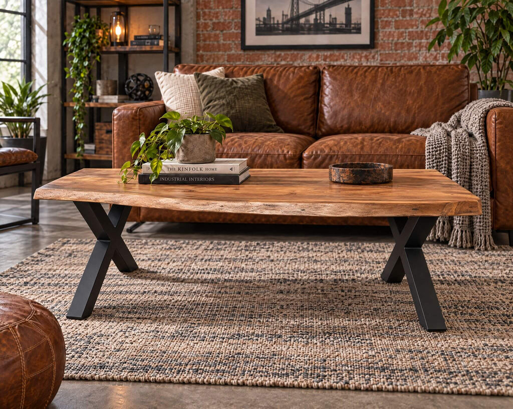 Couchtisch BAUMKANTE Industrial