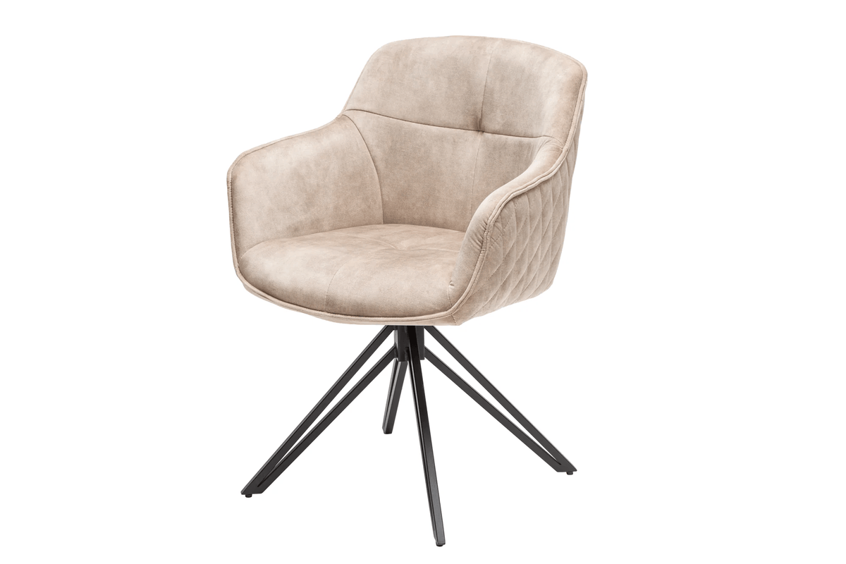 Stuhl No.1 Drehbar Greige