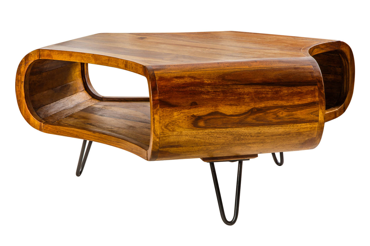 Retro Couchtisch SHEESHAM Hairpin Legs