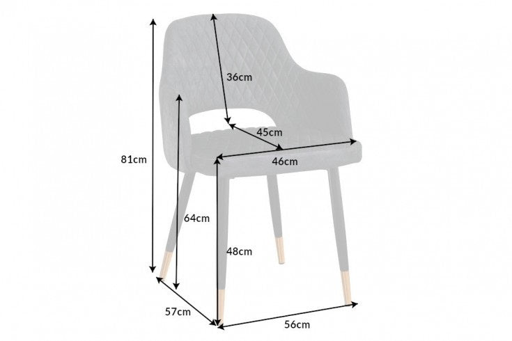 Stuhl No.3 Dunkelgrau