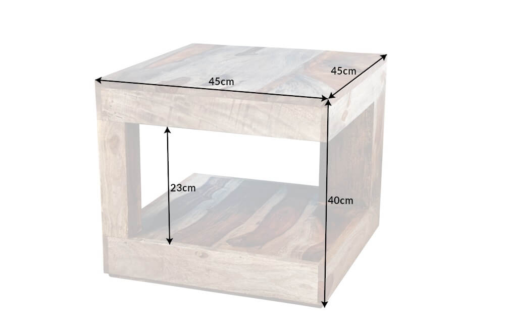 Couchtisch CUBE Sheesham