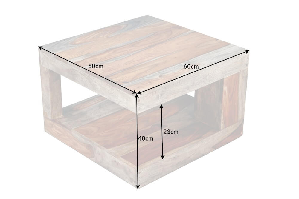 Couchtisch CUBE Sheesham