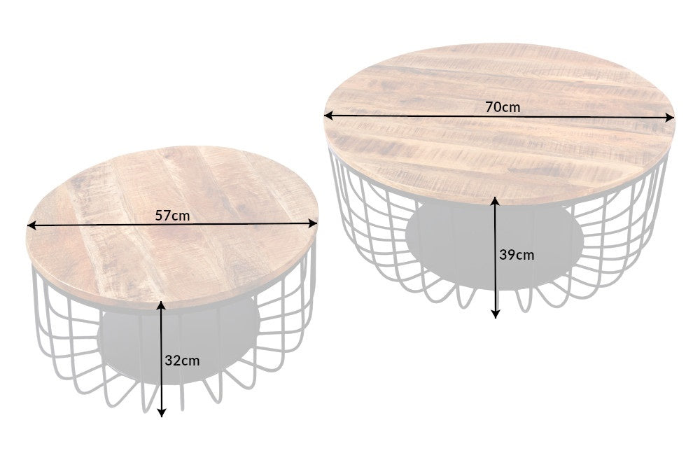 Couchtisch MANGO STORAGE Industrial