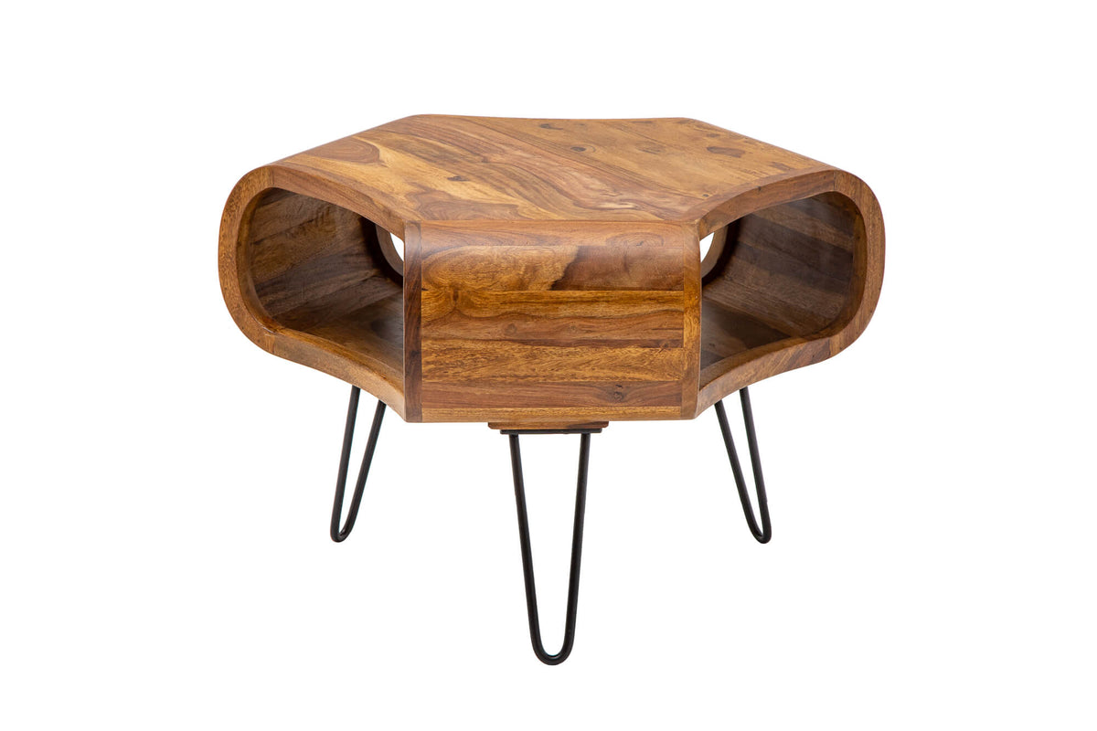 Retro Couchtisch SHEESHAM Hairpin Legs